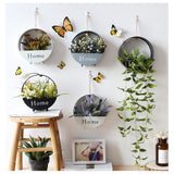 Flower Plant Storage Wall Decoration