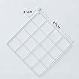 Metal Grid Wall Photos Decor